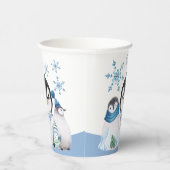 Winter Onederland Penguins Pappbecher (Rechts)