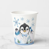 Winter Onederland Penguins Pappbecher (Vorderseite)