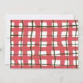 Winter ONEderland Photo Thank You Einladung (Rückseite)