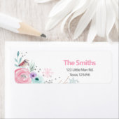 Winter ONEderland Pink Floral Silver Glitzer Girl (Insitu)