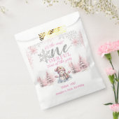 Winter ONEderland Pink Girl Weihnachten 1. Geburts Geschenktütchen (Versiegelt)