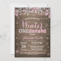 Winter Onederland Pink Silver Girl 1. Geburtstag