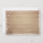 Winter Onederland Pink Snowflake Girl 1. Geburtsta Einladung (Rückseite)