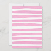 Winter Onederland Pink Truck Girl Erster Geburtsta Einladung (Rückseite)