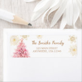 Winter Onederland Pink und Gold Snowflake (Insitu)