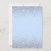 Winter Onederland Princess 1. Geburtstag Party Einladung (Rückseite)