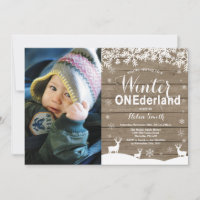 Winter Onederland Rustikales 1. Geburtstag Foto