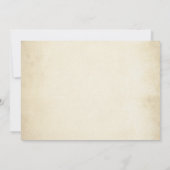 Winter Onederland Santa Retro Weihnachts-Foto Einladung (Rückseite)