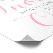 Winter Onederland Schnee viel Spaß, ein Zeichen zu Poster (Ecke)