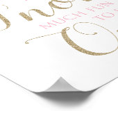 Winter Onederland Schnee viel Spaß, ein Zeichen zu Poster (Ecke)