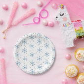 Winter Onederland-Schneeflocke Pappteller (Party)