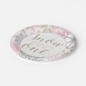 Winter Onederland Snow Much Spaß zu einem Teller (Schrägansicht)