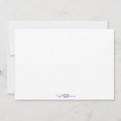 Winter ONEderland Snowflake 1. Geburtstag Einladun Einladung (Rückseite)