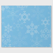 Winter Onederland Snowflake 1. Geburtstag Party Geschenkpapier (Flach)