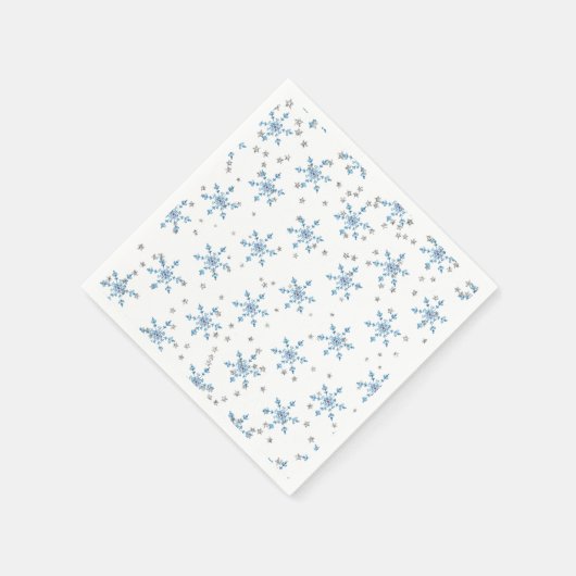 Winter Onederland Snowflake Serviette (Ecke)