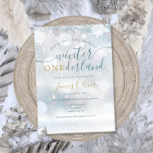 Winter Onederland Snowflakes 1. Geburtstag