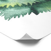 Winter Onederland Snowman 1. Geburtstag Poster (Ecke)