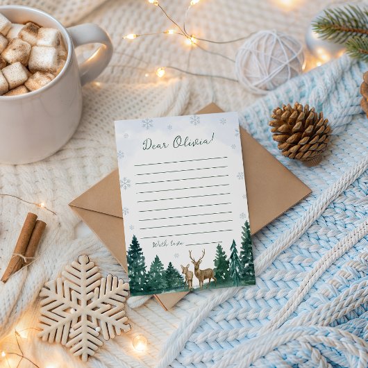 Winter ONEderland Time Capsule Card Einladung