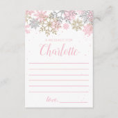 Winter Onederland Time Capsule Note Card Begleitkarte (Vorderseite)