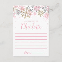 Winter Onederland Time Capsule Note Card Begleitkarte
