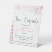 Winter Onederland Time Capsule Sign Sockelschild (Vorderseite)