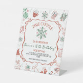 Winter ONEderland Time Capsule Sign Sockelschild (Vorderseite)