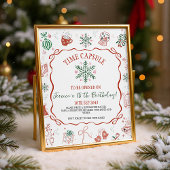 Winter ONEderland Time Capsule Sign Sockelschild