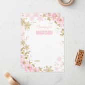 Winter ONEderland Time Kapselkarten Gästebuch Mitteilungskarte (Vorderseite/Rückseite Beispiel)