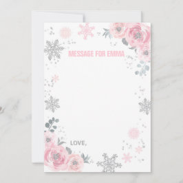 Winter ONEderland Time Kapselkarten Gästebuch Mitteilungskarte