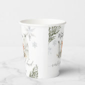 Winter Onederland Woodland Animal Geburtstag Pappbecher (Rechts)