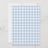 Winter Onederland Woodland Animals 1st Birthday Einladung (Rückseite)