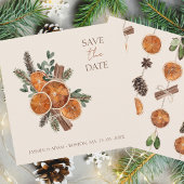 Winter Orange Scheiben getrocknet Citrus Cinnamon  Save The Date