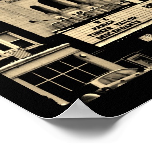 Winter Oriental Theater Poster (Ecke)