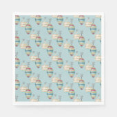 Winter Ornament Christmas Napkins Serviette (Vorderseite)