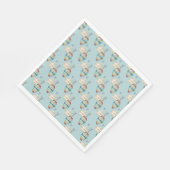 Winter Ornament Christmas Napkins Serviette (Ecke)