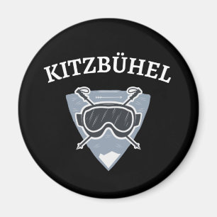 Winter Österreich Ski Tirol Kitzbühel Urlaub Magnet