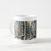 Winter Owl Coffee Tasse (Vorderseite Links)