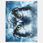 WINTER OWL FLEECEDECKE (Vorderseite)