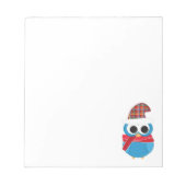 Winter Owl Notepad Notizblock (Vorderseite)