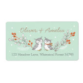 Winter Owls Address Labels (Vorne)