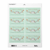 Winter Owls Address Labels (Vorne)