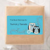 Winter Owls Buchzeichen (Insitu)