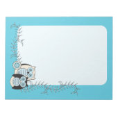 Winter Owls Notepad Notizblock (Vorderseite)