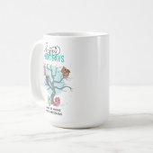Winter Owls Personalisiert Weihnachten Kaffeetasse (Vorderseite Links)