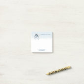 Winter Owls Schneeflocken Post-it Klebezettel (Auf Schreibtisch)