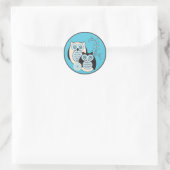 Winter Owls Stickers (Tasche)