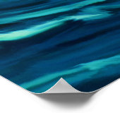 Winter Pacific Surf Oil Painting Poster (Ecke)