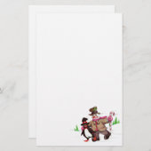 Winter Pals Briefpapier (Vorne/Hinten)