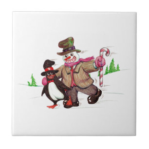 Winter Pals Fliese