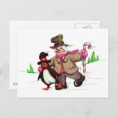 Winter Pals Postkarte (Vorne/Hinten)